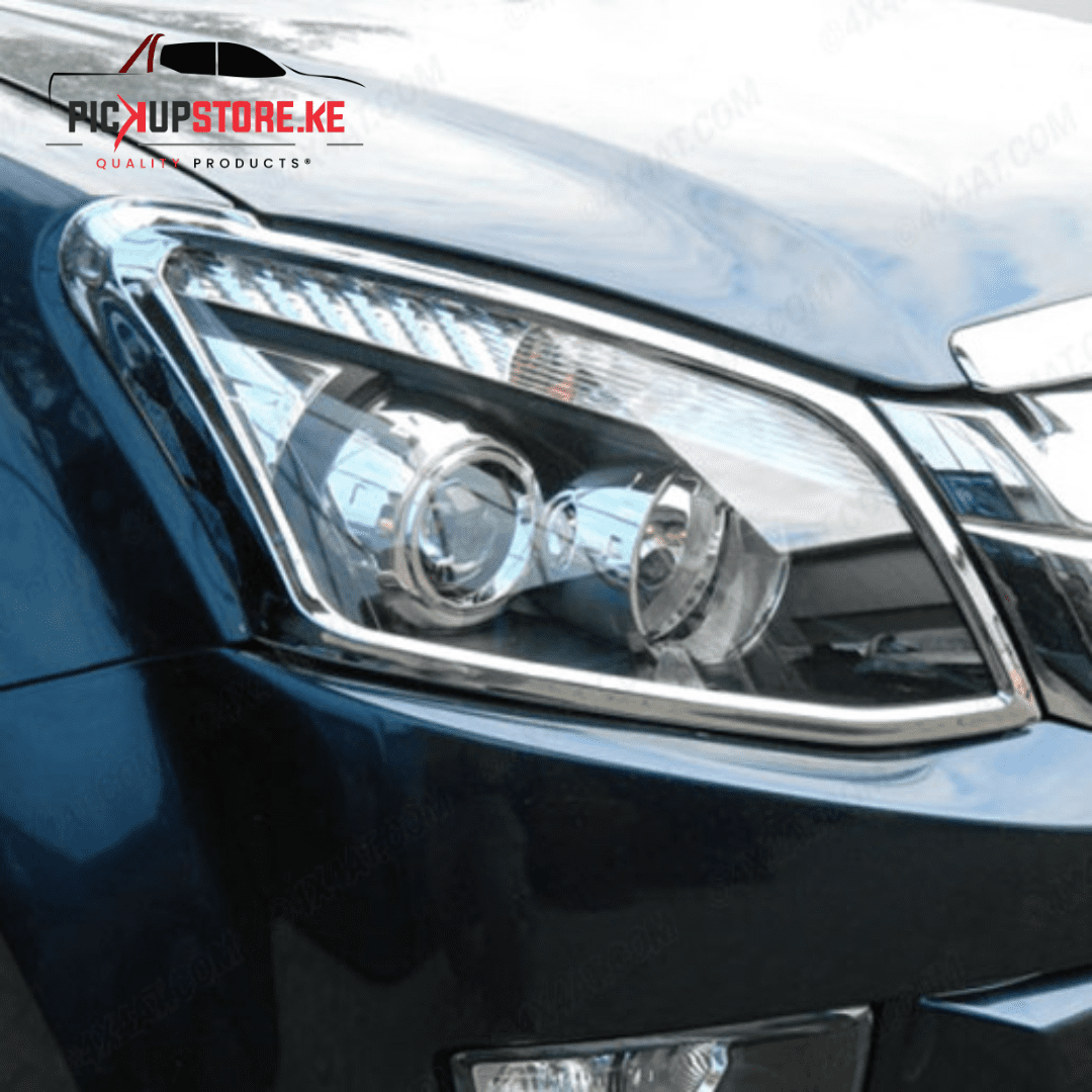 ISUZU DMAX CHROME HEADLIGHT COVERS