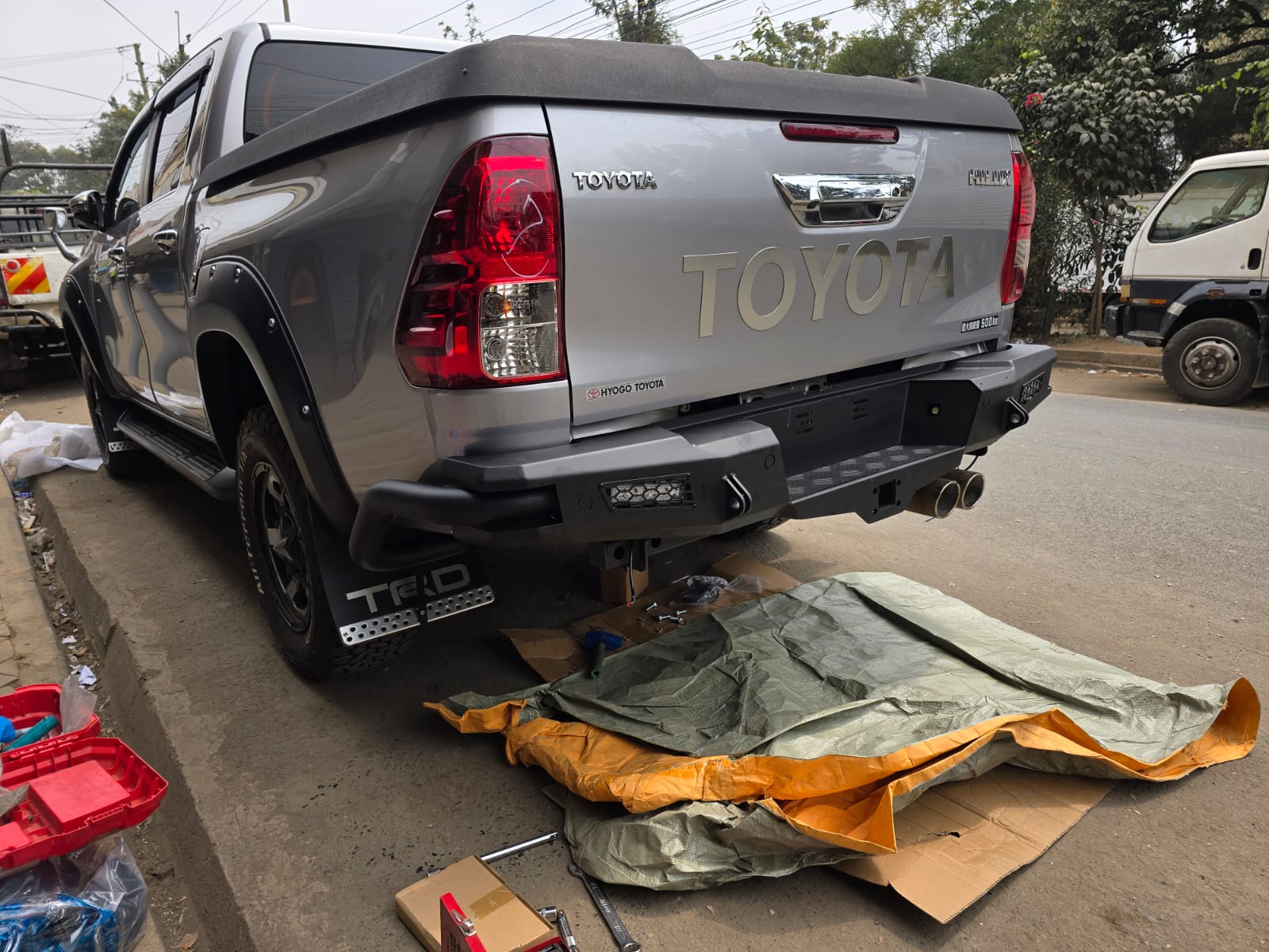 Rear Bumper Fit Toyota Hilux