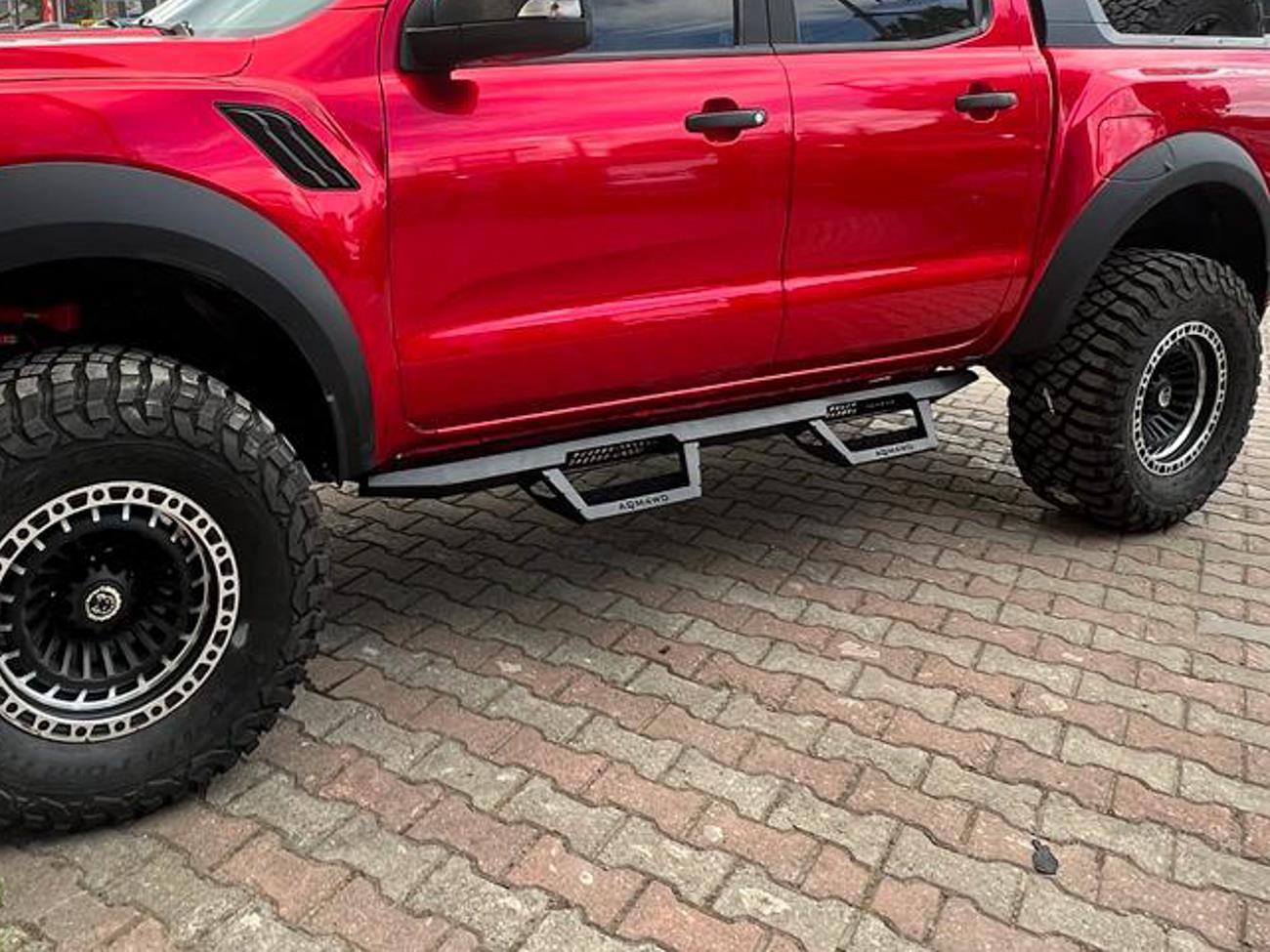 Ford Ranger Side Steps - Black