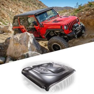Jeep Wrangler JL 2018+ Steel Hood With Scoop