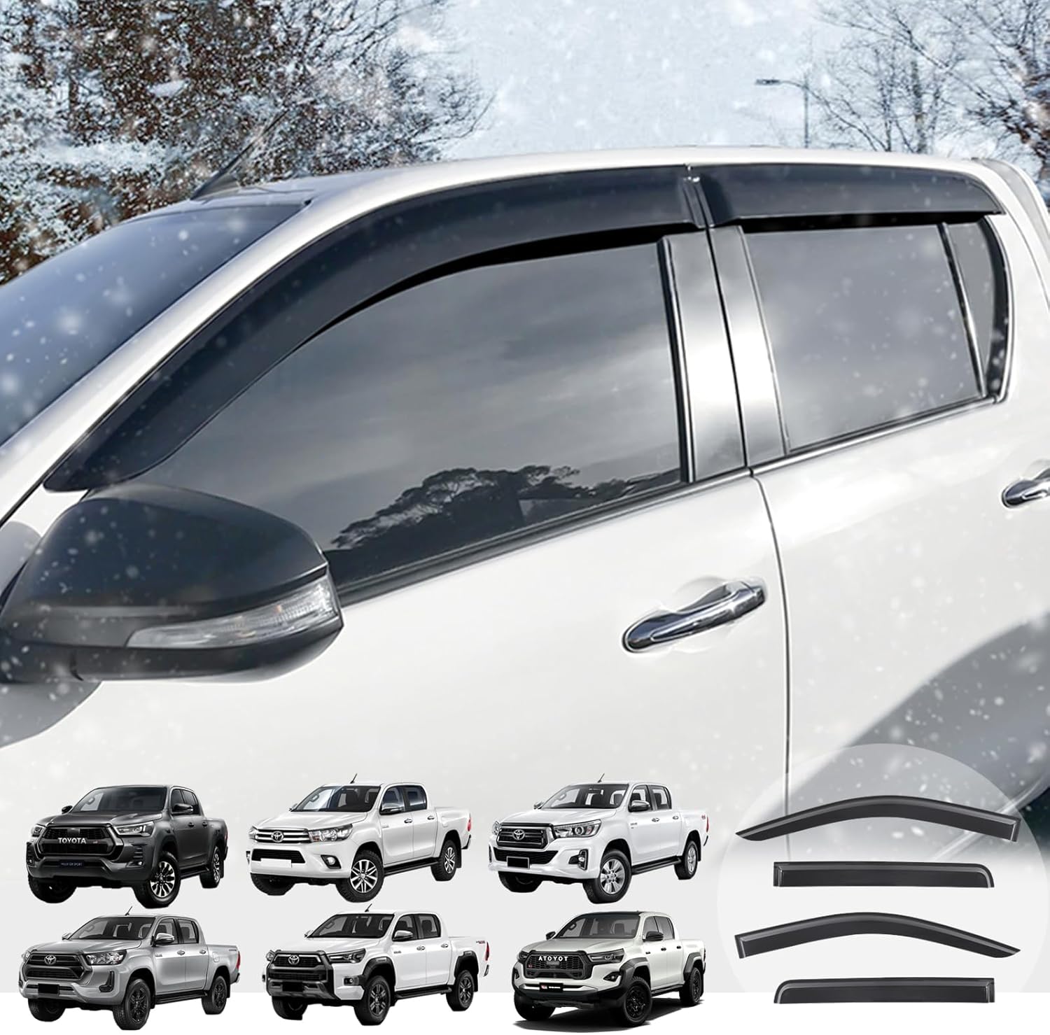 Wind Deflectors Toyota Vigo