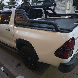 Matte Black Rear Light covers for Toyota Hilux