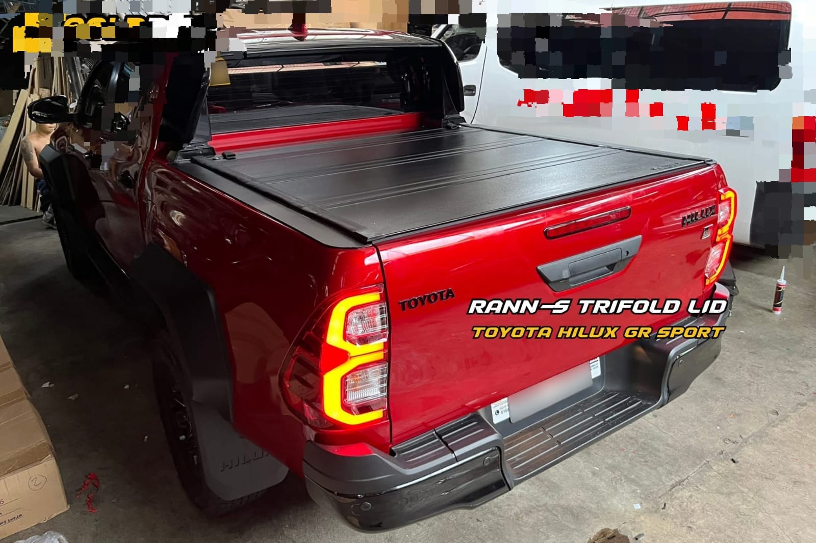 Hard Trifold Cover Fit Toyota Hilux