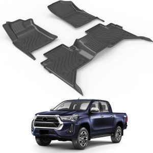 Car Floor Mat Compatible with Toyota Hilux