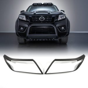 Nissan Navara 2014-2020 Headlight Cover Trim Black