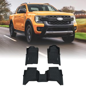 Ford Ranger T9 Automatic 2023+ 3D Floor Mats