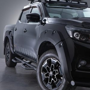 Nissan Navara D23 NP300 15-21 Blue Matte Black Wheel Arches