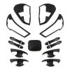 Toyota Hilux 2020+ Black Exterior Protective Trim Kit