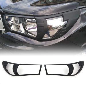 Toyota Hilux Revo 2015-2017 Headlight Cover Trim Black