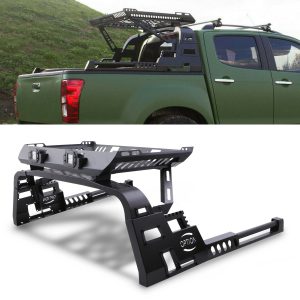 Universal Adjustable Pickup Truck Combat Roll Bar Roof Basket