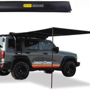 Black Universal Vehicle Side Awning