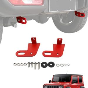 Rear Red Bolt-On Tow Hook Suzuki Jimny